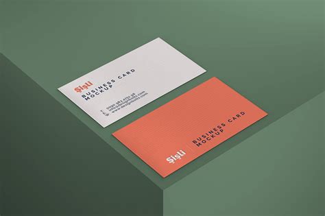 Free Smart Business Card Mockup 